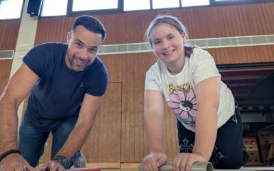 Arbeitseinsatz beim JSV Würm: Judomatten wieder fit für das Training